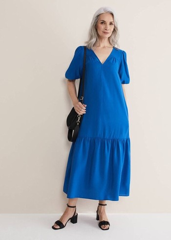 Phase Eight Ive Dress Deep Blue USA | 8293516-HJ